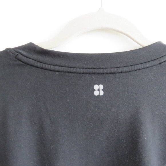 SWEATY BETTY After Class Organic Cotton Sweatshirt in Black Gym Lounge - Size S - Picture 13 of 14